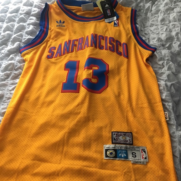 wilt chamberlain warriors jersey